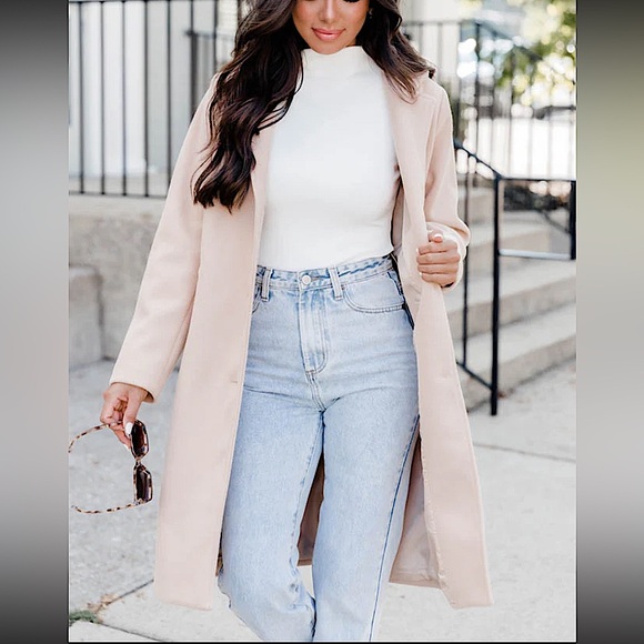 āļøBOGO50%āļø ššæPINK LILY: CAMEL Cozy Love Coat SMALL - Picture 3 of 6